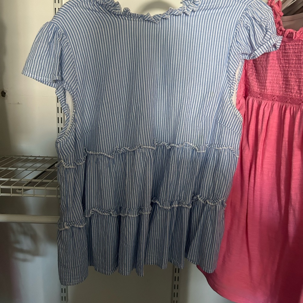 Blue Striped women top